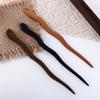 For Girl Disk Hair Hanfu Wooden Hair Stick Hairpin Chinese Style Hair Fork Hair Accessories