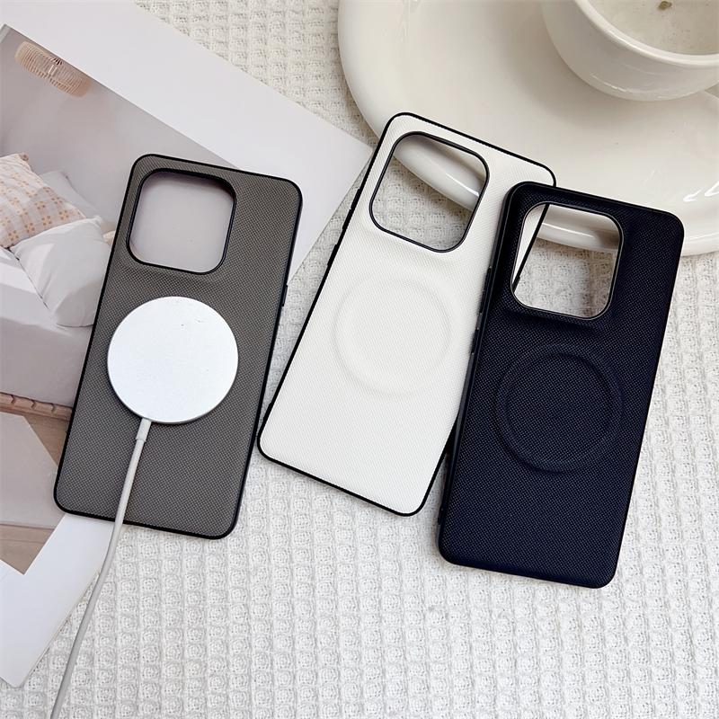 Чехол для Motorola Signature Moto Edge 70 Ultra Магнитный Мелкозернистая Кожа Для MagSafe Матовый Задняя Крышка Телефона Бампер