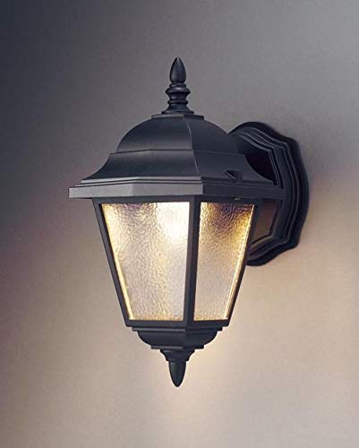 Panasonic Porch Light LGW80263LE1 No Sensor Off Black Height Width Body 30.5cm Body 14.7cm