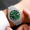Date Display Quartz Wristwatch Waterproof Men  Watch Fashion Iced Out Watch  Jewelry Watch