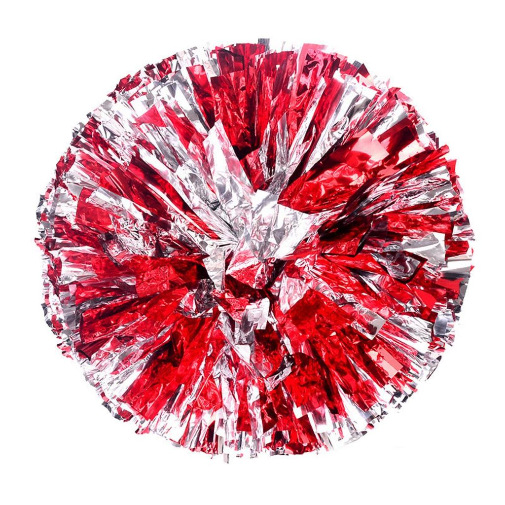 Красочные помпоны для черлидинга, шарики для поддержки пальцев, черные и синие, золотые, серебряные, красные, зеленые, танцевальные аксессуары для черлидинга