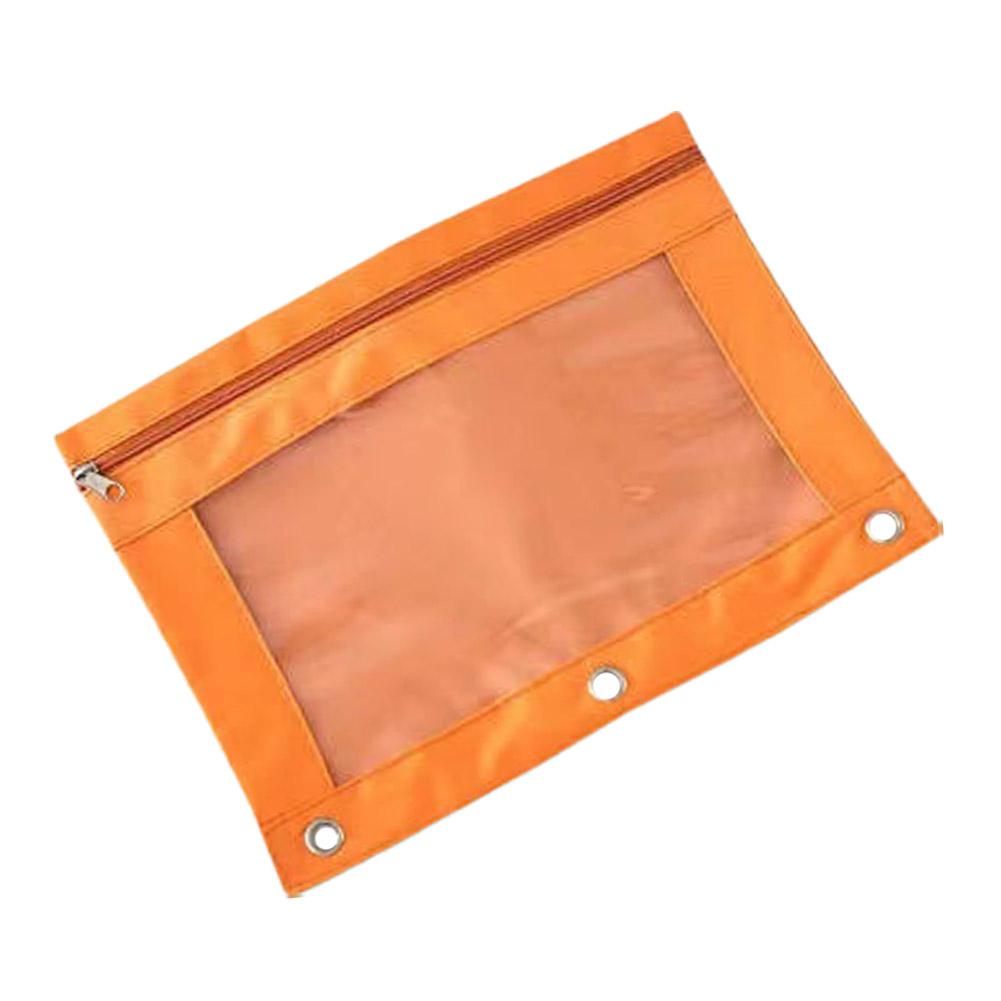 Transparent Oxford Cloth Loose Leaf Budget Binder Pockets Documents Holder File Organizer Zipper Binder Pouches For Notebook