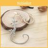 Diamond Fashionable Punk Studded Gecko Lizard Ear Hanging Earrings For Women