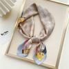 Fashion Decoration Scarf Hairband Tie Hair 70 Small Square Scarf Silk Scarf Women'S Spring And Autumn Versatile Small Scarf Professional Scarf