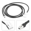 3.5mm AUX Audio Music Input Adapter Cable Cord Fit for Mercedes W203 W209