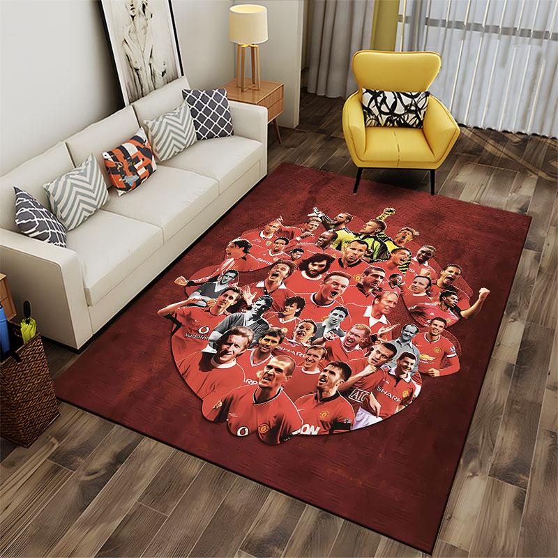 "Legendary Football Players Art" suitable as a non-slip mat for the living room or bedroom sofa