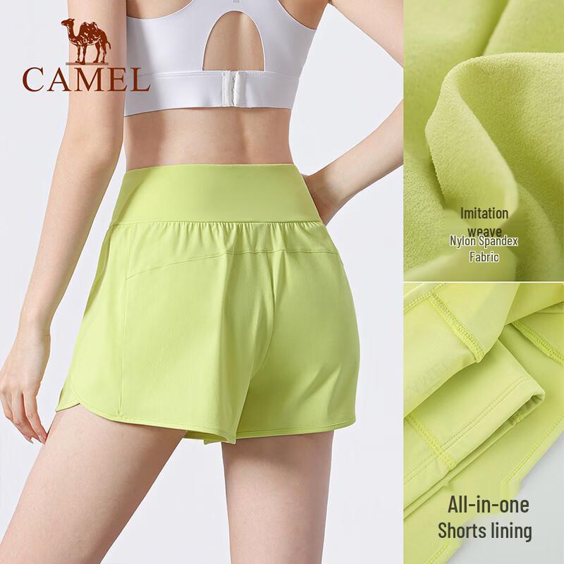 Camel Женские охлаждающие шорты для тренировок и бега против натирания