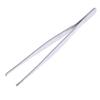 Stainless Steel Toothed Tweezers Grip Hook Head Heat Resistant  Hand Tools