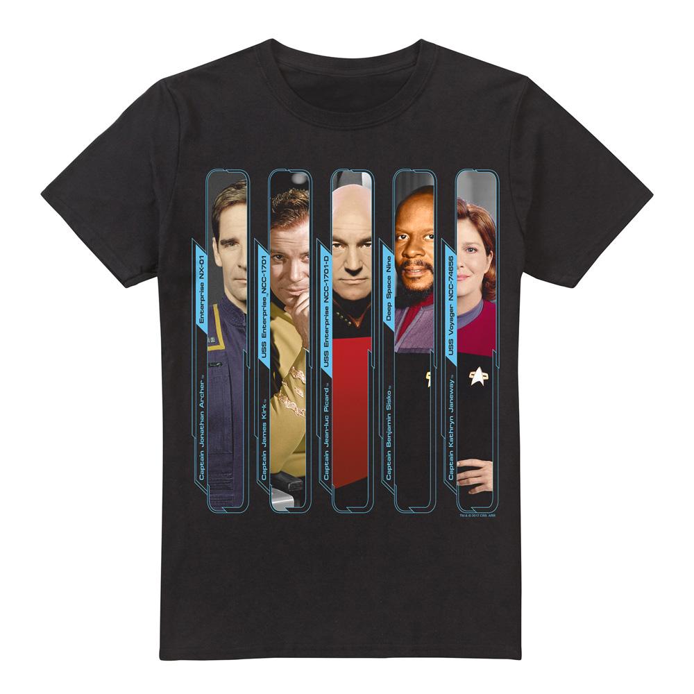 Star Trek Mens The Captains T-Shirt