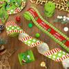 Ribbon Christmas Ribbon Green Furry Christmas  Ribbon Holiday Decoration Random