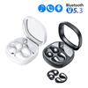 Painless Wear Ear Clip Wirelss Bluetooth 5.3 Earphone 9D Hifi Stereo Earbuds Power Display Non-In-Ear Sport Waterproof Headset With Mic