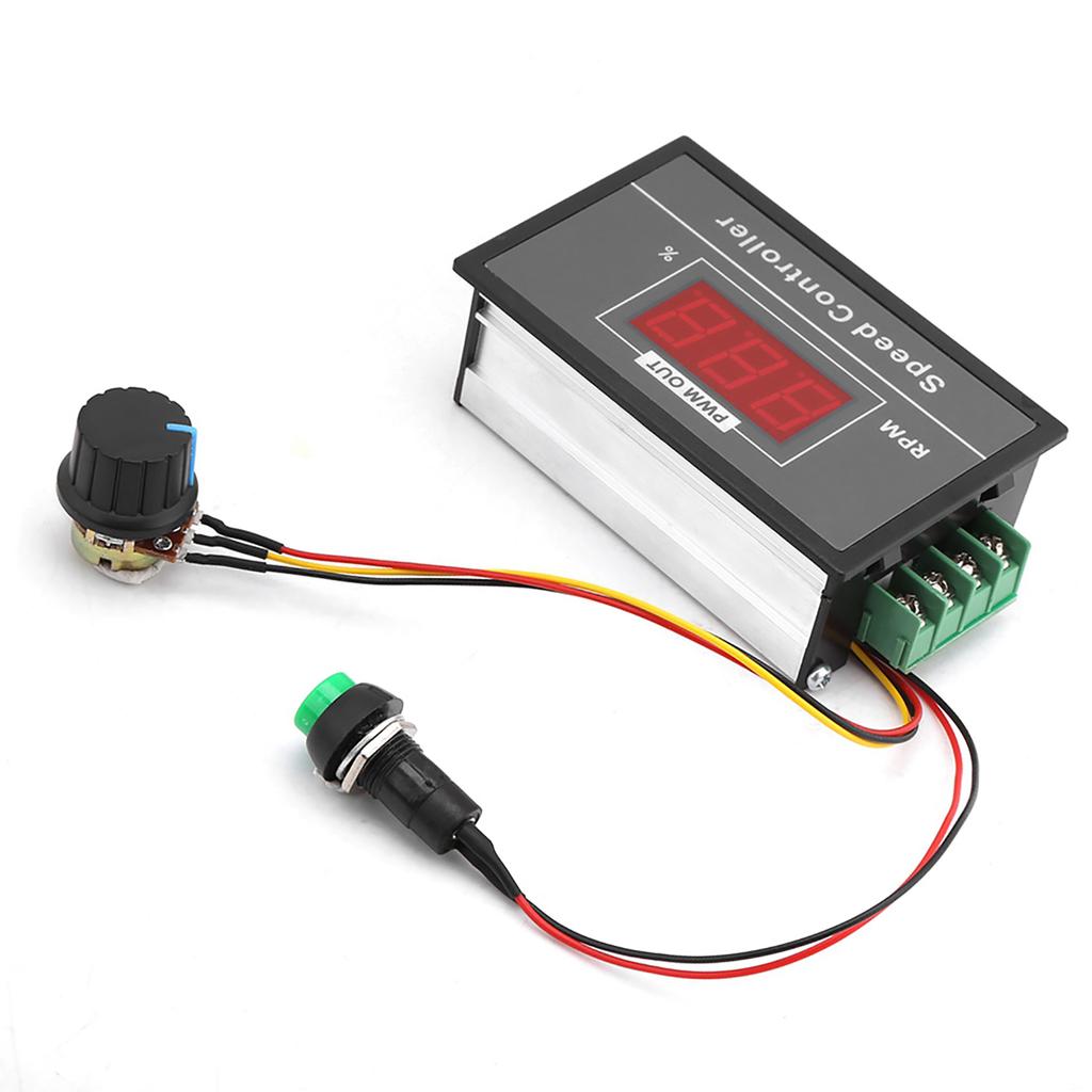 Adjustable Motor Controller  6‑60V 12V 24V 36V 48V 30A PWM  Motor Speed Controller Start Stop