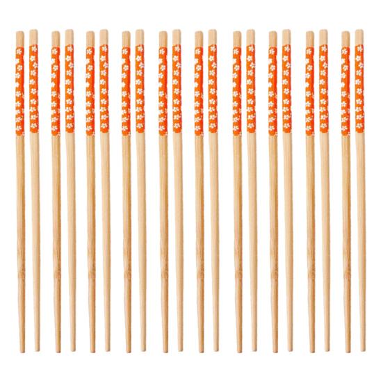 10 пар палочек для еды на обед, нескользящие, многоразовые, практичные, легко моющиеся, деревянные кухонные принадлежности