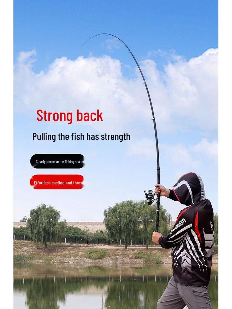 Ультра-жесткое карбоновое удилище для морской рыбалки на дальние дистанции, полный комплект