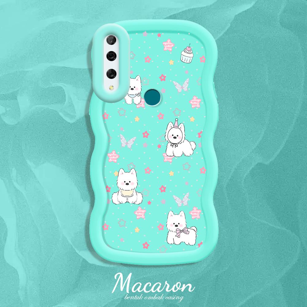 Окрашенный узор Big Wave Edge Мягкий силиконовый материал Macaron чехол для телефона противоударный защитный резиновый чехол для iPhone Huawei Honor Infinix Tecno