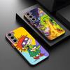 Мультяшный-R-Rugrat-Аниме Чехол для Телефона Матовый Прозрачный Для Samsung S25Plus S21fe S22 FE S23 Ultra S24 Plus S25 Роскошная Задняя Крышка