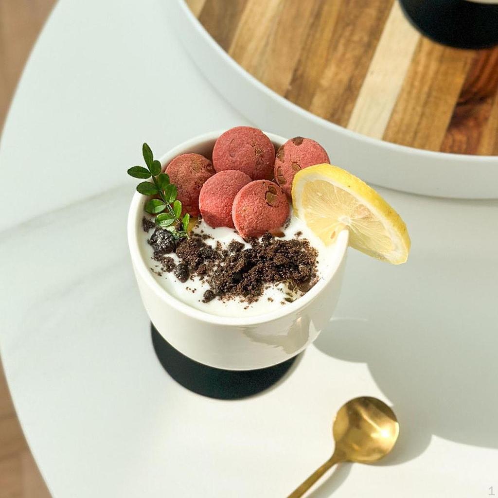 Миска с ножкой для десертов, закусок и напитков, включая сорбет