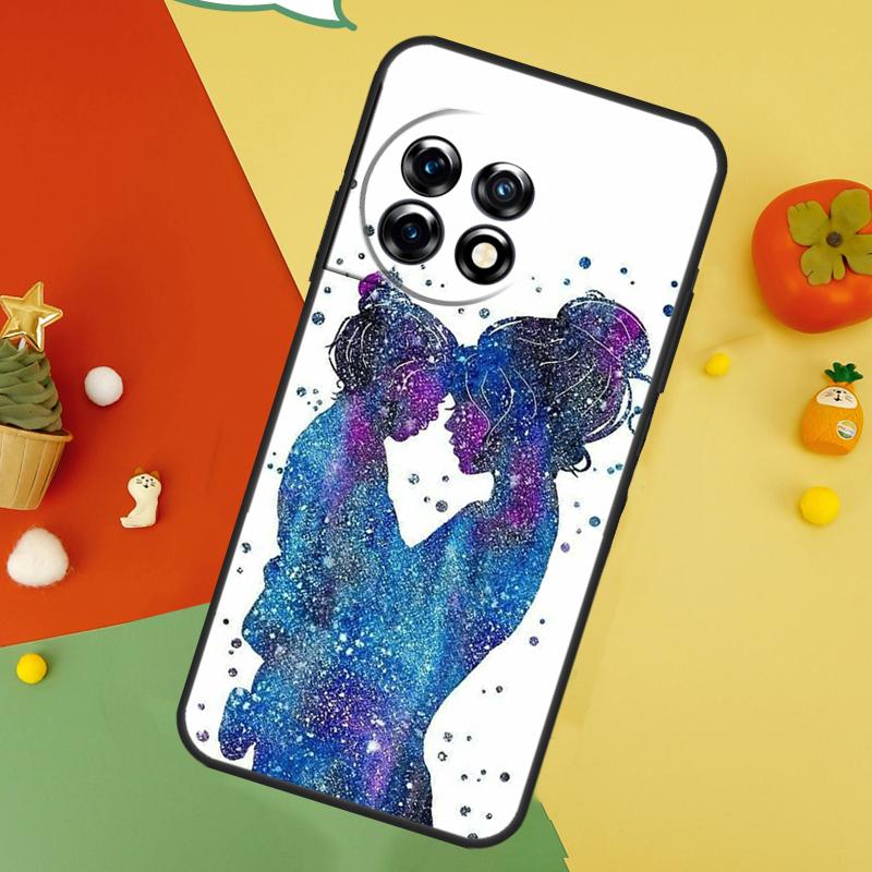 Красивый чехол 'Мама, Дочь, Сын' для OnePlus Nord 5 CE 2 3 4 Lite N20 N30 OnePlus 15 13 12 11 10 10T 12R 13T 13R