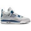 Кроссовки унисекс Air Jordan 4 Retro Military Blue 2024 кремово-белые нейтрально-серые FV5029-141