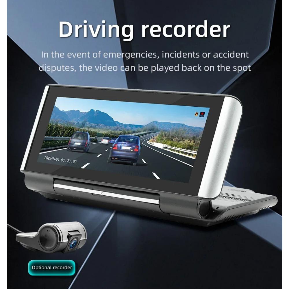 TOYOUSONIC 6.7 Inch Car Radio 180° Flip Screen Universal Multimedia Player Carplay Android Auto BT FM MP5 Autoradio Stereo