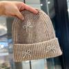 Корейский блогер шапка-бини из вязаной шерсти осень и зима ins большой обхват головы универсальная модная защита ушей вязаная шапка