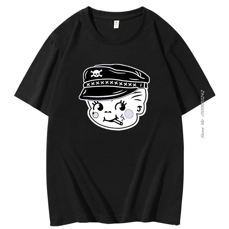 Summer Cotton Tshirt Unique Style Men Tshirt The Bad Kewpie Graphic T Shirts Streetwear Short Sleeve Tshirts Mens Clothes