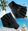 1 Pair Adjustable Neoprene Webbed Swimming Gloves Aquatic Fit SwimPaddles Snorkeling Diving Hand Web Water Gloves Half Finger