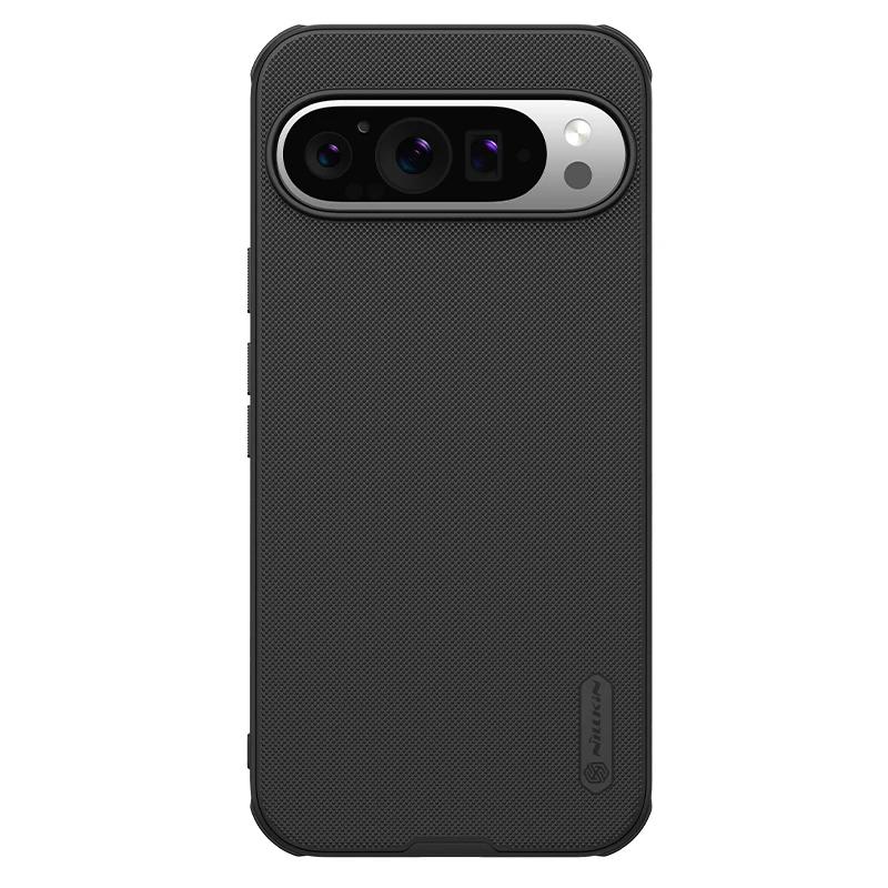 Для Google Pixel 9 Pro XL Магнитный чехол Nillkin Super Frosted Shield с ТПУ рамкой и защитой мягких краев, задняя крышка из твердого поликарбоната