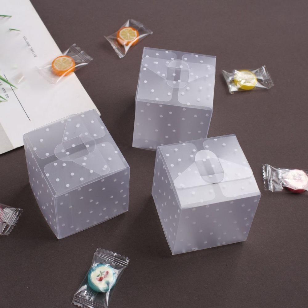 25 шт. матовых подарочных коробок, белые коробки для сладостей в горошек, кубические коробки для подарков на свадьбу, день рождения, вечеринки, изготовление ювелирных изделий, демонстрационные и упаковочные принадлежности
