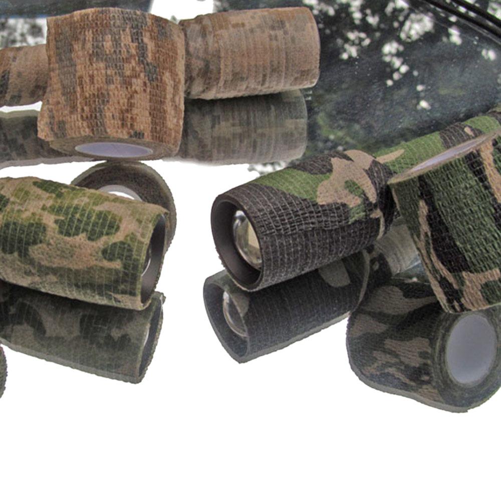 1 рулон многоразовой уличной военной камуфляжной ленты для охоты, кемпинга и велоспорта, эластичная лента-невидимка