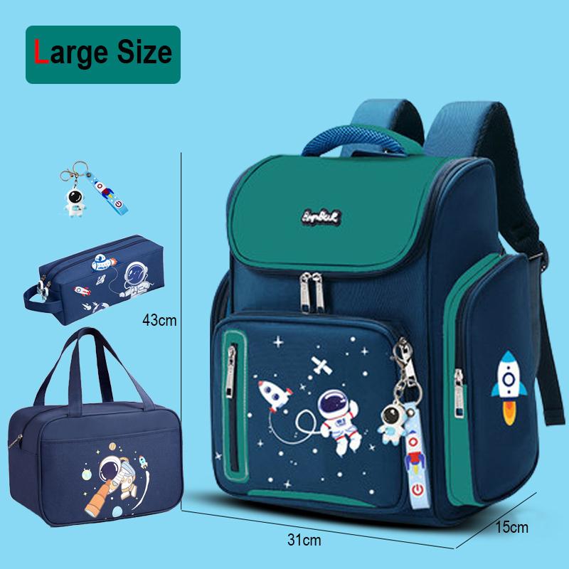 Новые ортопедические школьные сумки для мальчиков, детские рюкзаки с принтом астронавта, школьные сумки для девочек, водонепроницаемые детские рюкзаки для школьников начальной школы