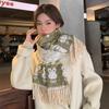 Autumn and Winter New Style Cute and Versatile Scarf for Students Cold Proof Neck Protector  High Value Shawl and Scarf for Women.
