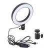 6"" LED Dimmable Ring Light Adjustable Fill Light with Ballhead for Vlog Live Video Studio