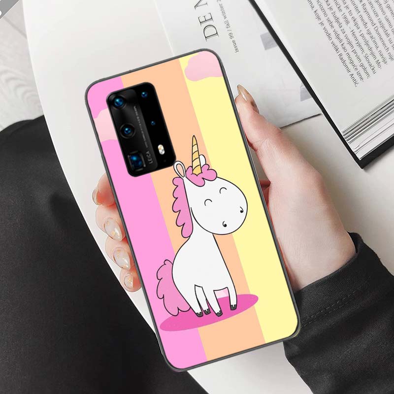 Unicorn Flamingo Phone Case For Huawei Mate 40 30 20 Pro 10 Pro Huawei P50 P40 P30 Lite P20 P10 Lite Cover