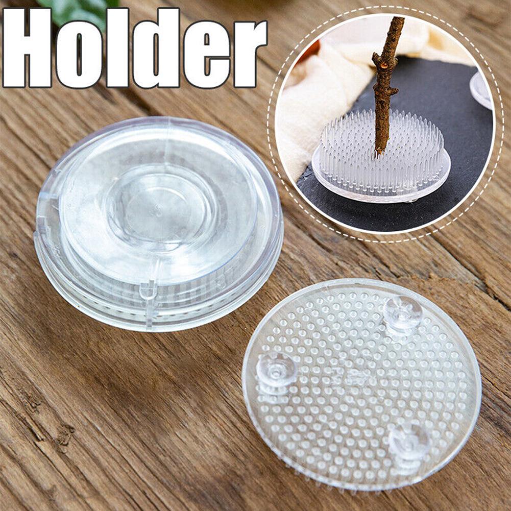 1pcs Round Flower Frog Holder Flower Base Holder Spiky Frog Fixed Tool DIY Flower Arrangement Art For Home Office Decoration