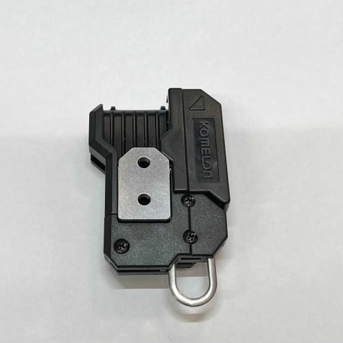 Aluminum Fixed Mounting Bracket for One-Touch Tool Holders, Compatible with Slim Tool Holders (Black, 2-Pack)