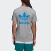 Adidas Футболка с коротким рукавом Originals X Noah Trefoil Collaboration, мужские топы, серая GE1262