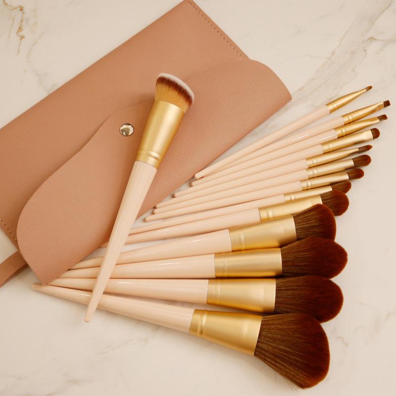 Кисть для тонального крема, 14 шт., кисти для макияжа, набор для макияжа, кисть для волос, рассыпчатая кисть для пудры, кисть для румян, кисть для выделения кистей для теней для век