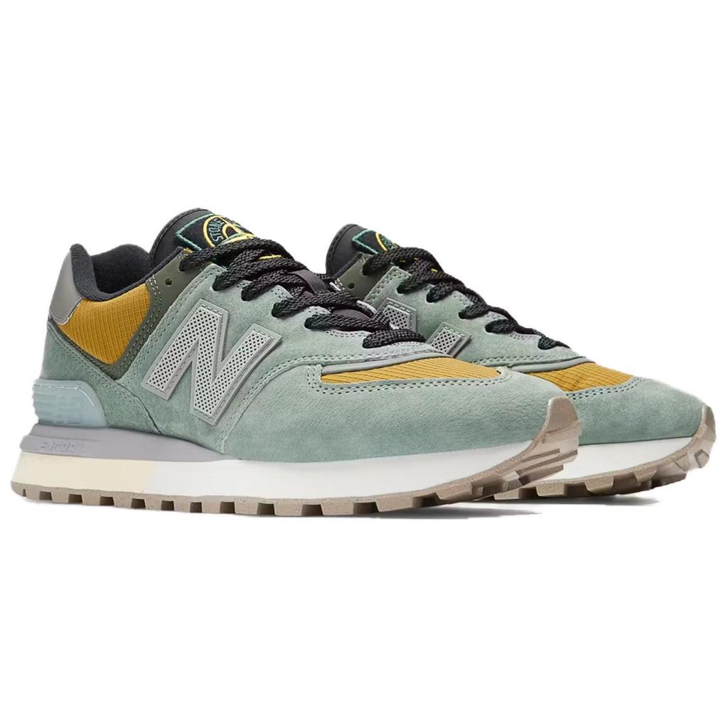 Новые Stone Island X New Balance 574 Legacy Светло-зеленый U574LGTN