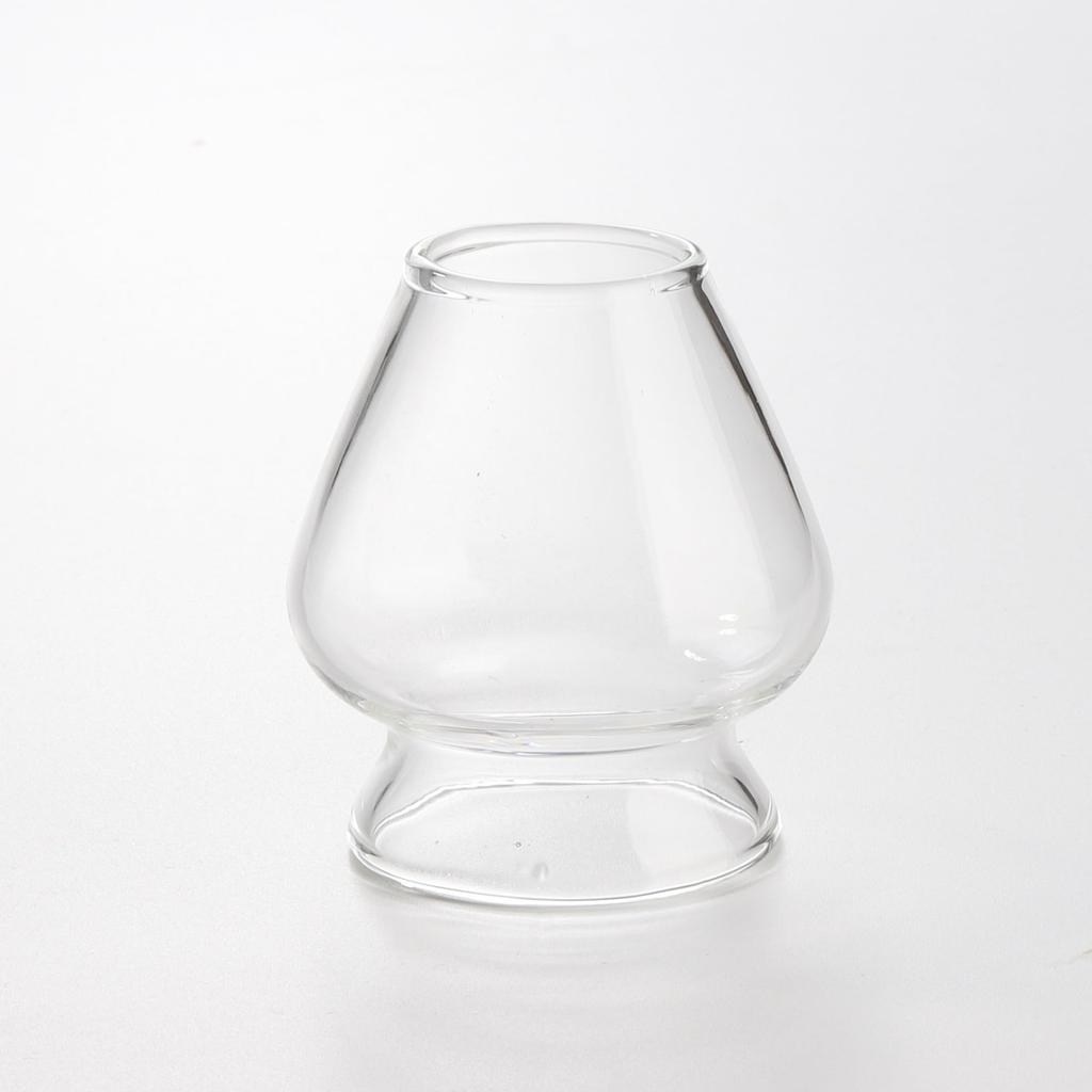 Glass Tea Bowl Matcha Glass Matcha Ceremony Tea Chawan Chasen and 500ml Tea Scoop Set, Double-Walled Bowl, Double-Layered Bowl, Utensils, Bowl, (Tea