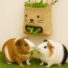 With Hooks Guinea Pig Feeder Bunny Design Grass Dispenser Pet Accessory Rabbit Feeder  Chinchilla