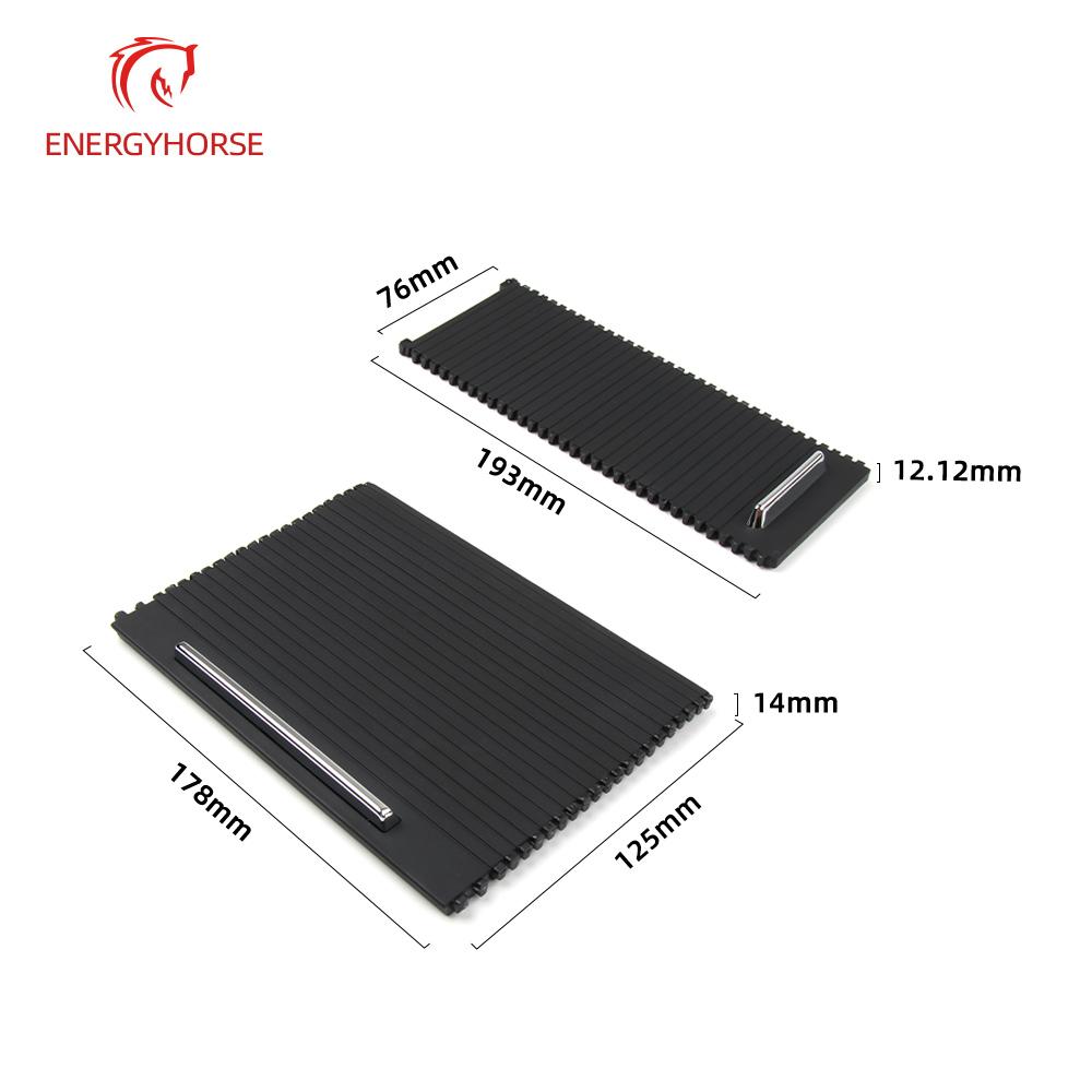 Interior Car Center Console Drink Cup Water Holder Roller Shutter Blind Cover Plate For Skoda Superb 2009-2026 3T08625319B9