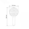 SUPOR Handheld Shower Head with Large Panel and Spray Gun, 1.5m Shower Hose, 3-Piece Shower Set