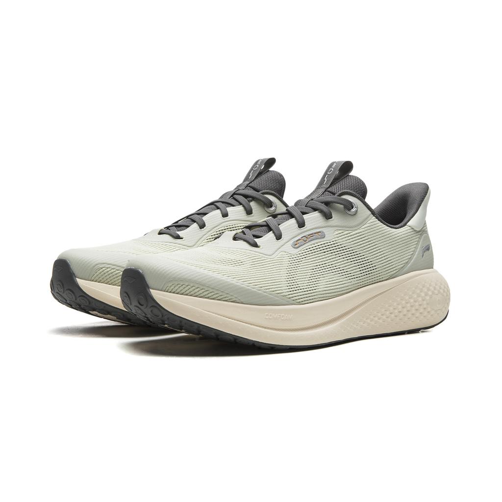 Li Ning SOFT GO 3 V2 Повседневная обувь Мужская Низкие Бело-зеленый Нефрит AGLW027-1