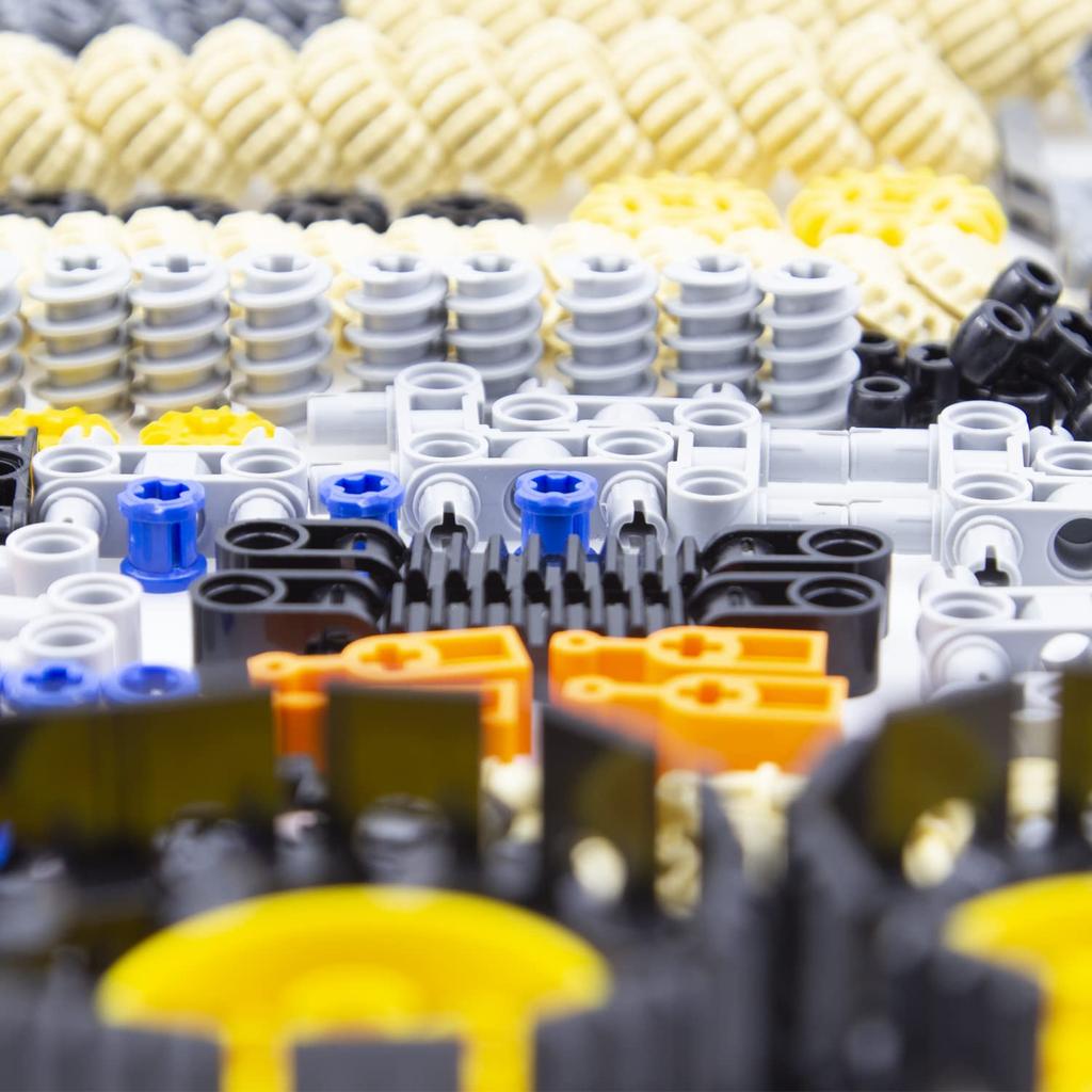 TEESE 847 шт. Technic Parts совместимы с Technic Gear Axle Pin Wheel Absorber Shocking Differential Tire Tracks для проектов Technic - Lego, - - - -