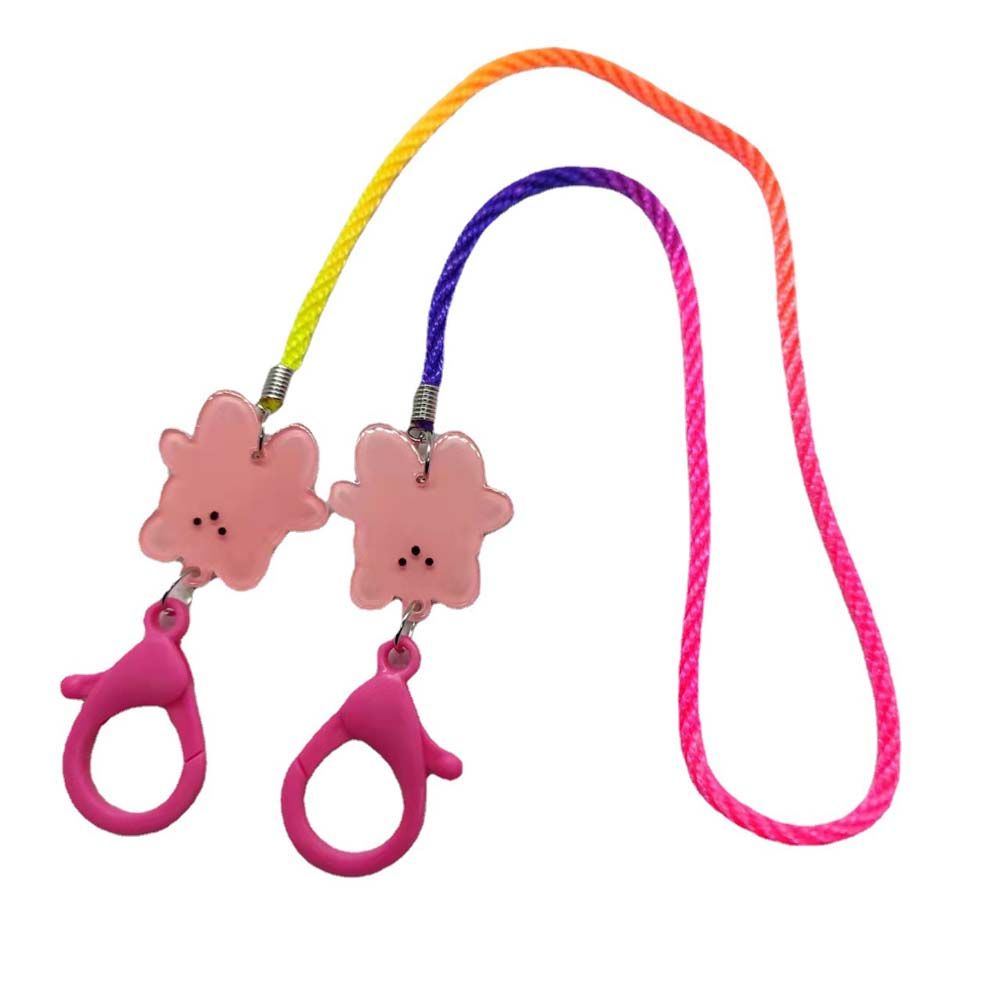 Color Anti-lost Cartoon Mask Rope Sunglasses Lanyard Child Mask Lanyard Children Mask Chain