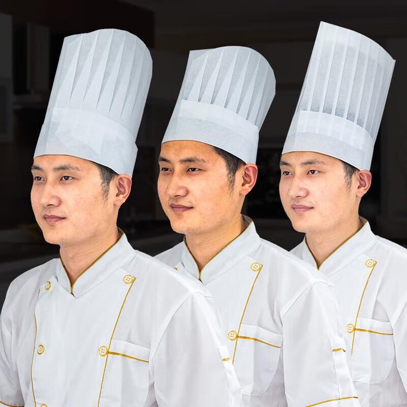 Disposable Tall Paper Chef Hats