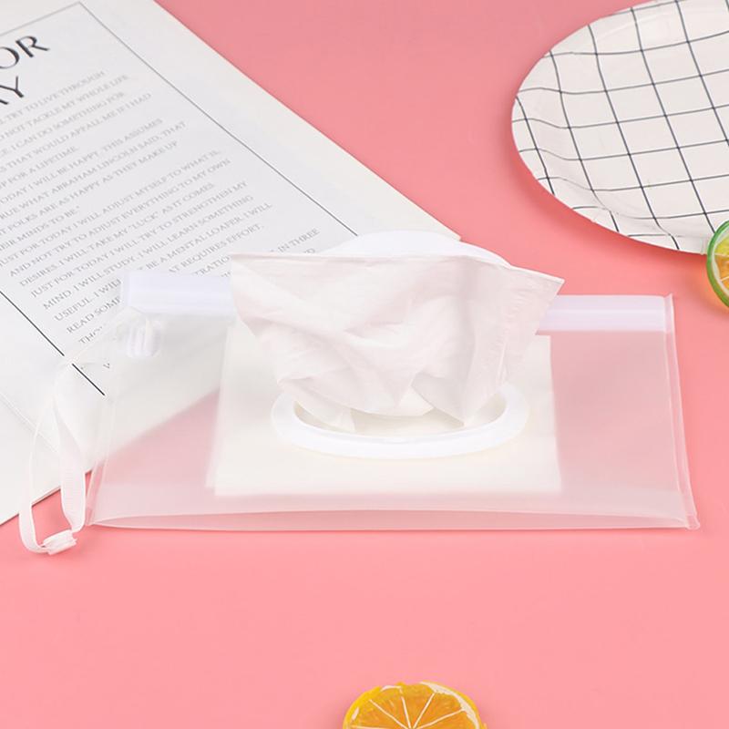 Легкий портативный мультяшный детский клатч для влажных салфеток сумка-переноска контейнер для влажных салфеток диспенсер с застежкой-ремешком