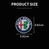 WFMJR1 Car Badges Auto Interior Decor Logo Stickers For Alfa Romeo 159 Giulietta Giulia 147 Mito 156 Stelvio Volante Car Accessories
