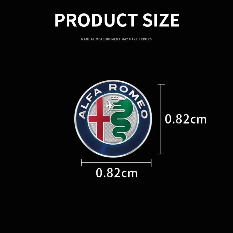 WFMJR1 Car Badges Auto Interior Decor Logo Stickers For Alfa Romeo 159 Giulietta Giulia 147 Mito 156 Stelvio Volante Car Accessories